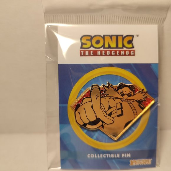 Eggman Dr Robotnik Official Sonic The Hedgehog Pin - Picture 3 of 3